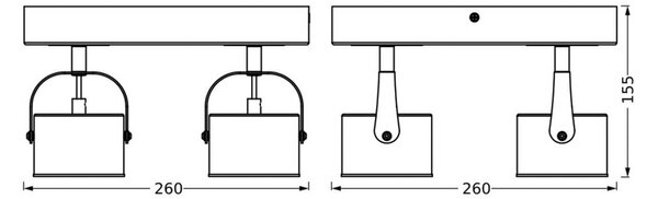 OSRAM stropné LED svetlo Jupiter PLATE, 4-pl., strieborný kov, Chrómová / strieborná, Obývacia izba / jedáleň, kov, Moderný, Stropné svetlo