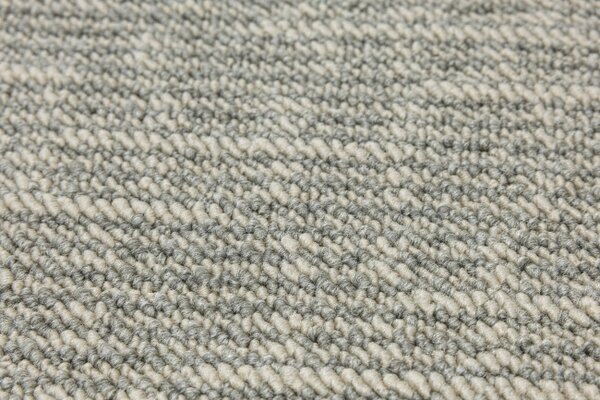 Metrážny koberec Linen 920 sivý
