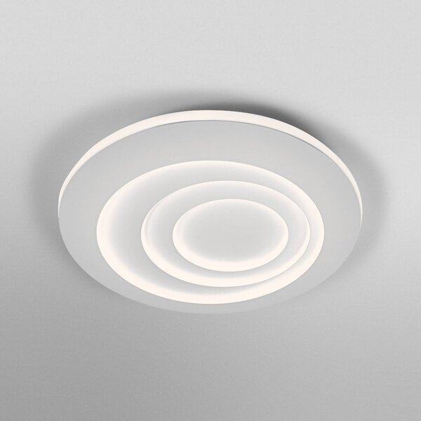 OSRAM stropné LED svetlo ORBIS SPIRAL ROUND, Ø 51 cm, biele 42 W, Biela / opálová, Obývacia izba / jedáleň, kov, Moderný