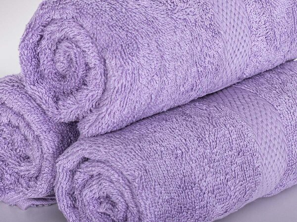 XPOSE® Froté uterák VERONA 3 ks - levanduľový 30x50 cm