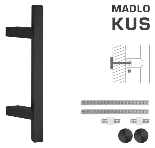 MPkovania FT - MADLO kód K31Z 25x25 mm UN ks Rozteč madla: 210 mm, Rozmer profilu madla: 25x25 mm, Dĺžka: 400 mm