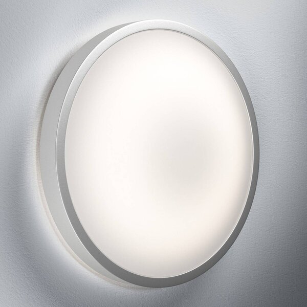 OSRAM stropné LED svetlo ORBIS, Ø 31 cm, diaľkové ovládanie biele, Biela / opálová, Obývacia izba / jedáleň, Hliník, Moderný