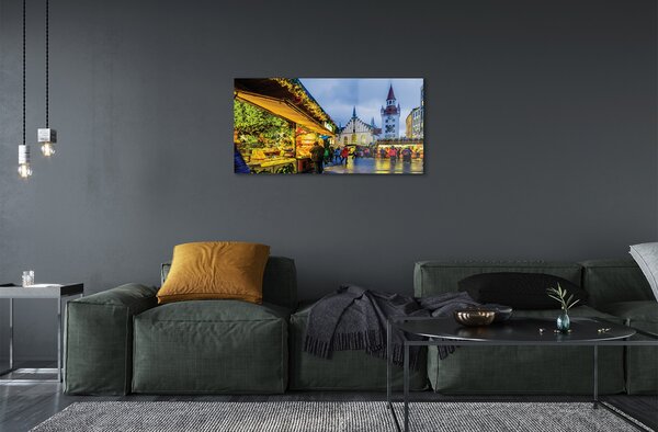 Obraz na akrylátovom skle Nemecko old market prázdniny 100x50 cm 2 Prívesky