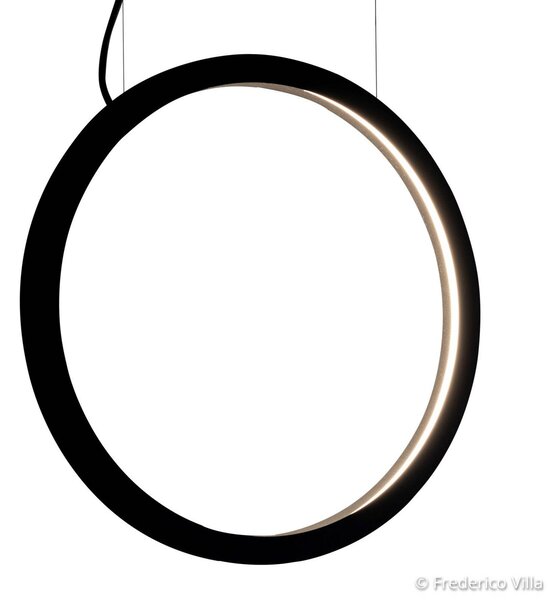 Vonkajšie Svietidlo Artemide, O, Čierna, Kov, Dizajnový