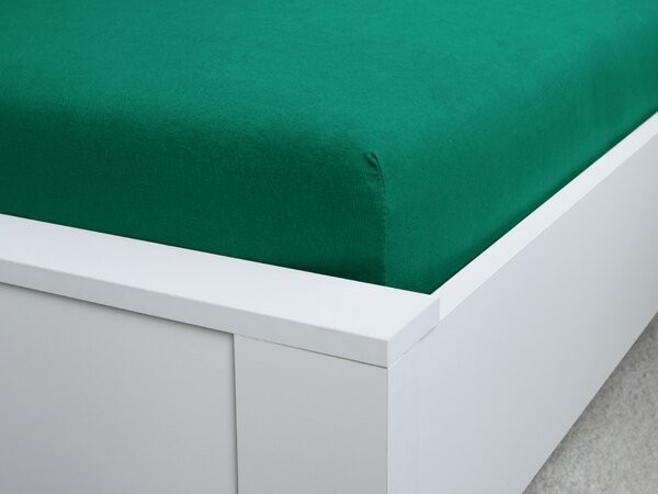 XPOSE® Jersey plachta Exclusive - zelenkavá 200x220 cm