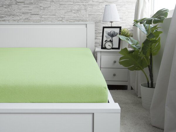 XPOSE® Jersey plachta Exclusive - svetlo zelená 90x200 cm