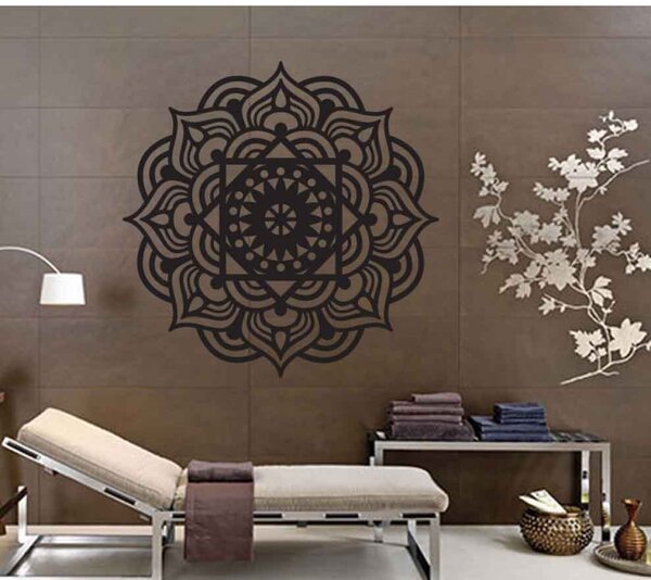Drevená dekorácia na stenu mandala | ROMANCE 3993 PR0353