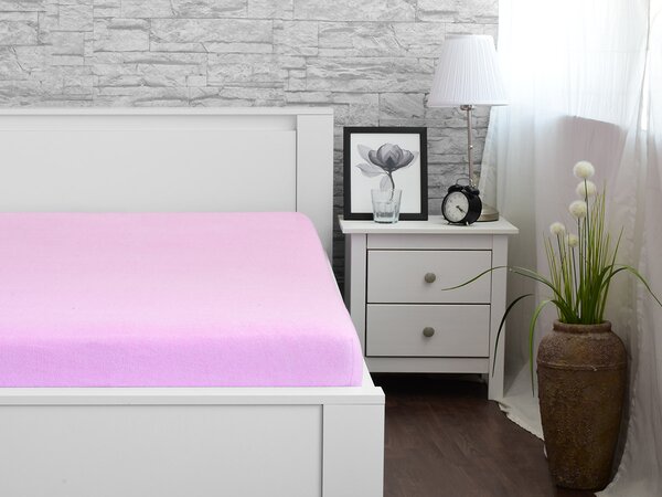 XPOSE® Froté plachta Exclusive - levanduľová 140x200 cm