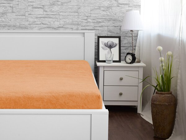 XPOSE® Froté plachta Exclusive - oranžová 160x200 cm