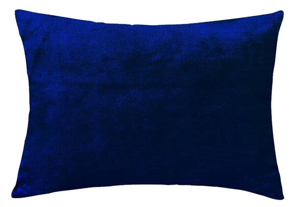 XPOSE® Mikroplyšová obliečka na vankúš - tmavo modrá 50x70 cm