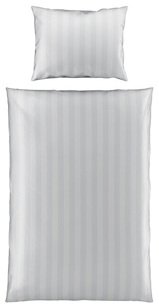 POSTEĽNÁ BIELIZEŇ, satén, strieborná, 140/200 cm Dieter Knoll - Obliečky & plachty