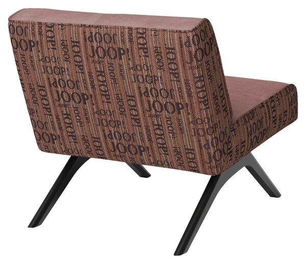 KRESLO, textil, koža, staroružová Joop! - Kreslá