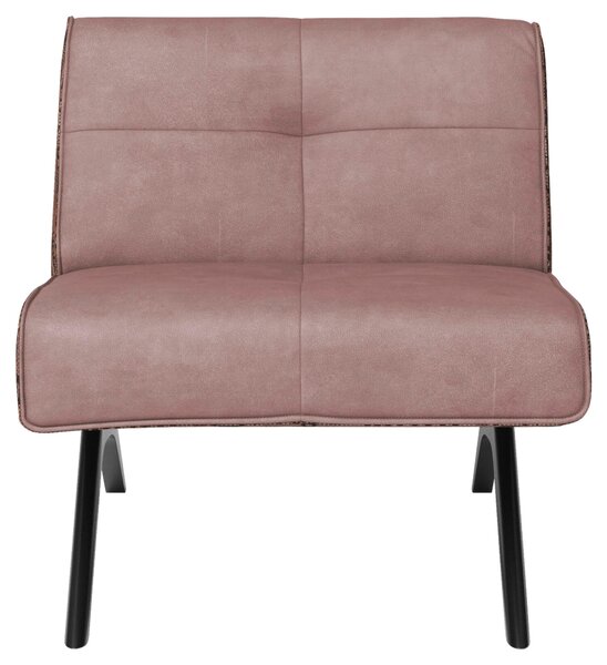 KRESLO, textil, koža, staroružová Joop! - Kreslá