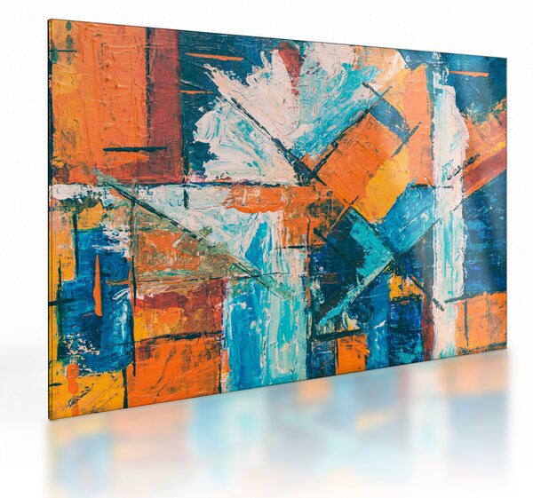 Sklenený obraz - Abstrakcia (70x50 cm)