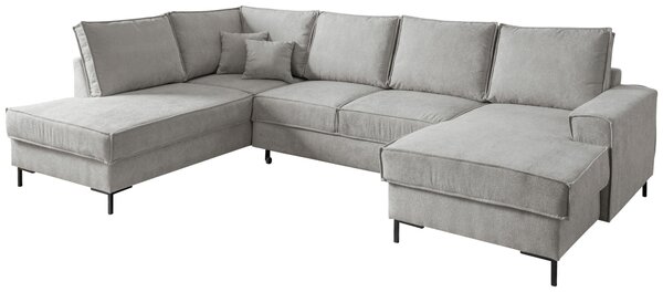 SEDACIA SÚPRAVA, textil, strieborná MID.YOU - Sedačky, Online Only