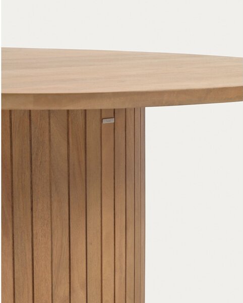 Okrúhly jedálenský stôl z mangového dreva v prírodnej farbe ø 120 cm Licia – Kave Home