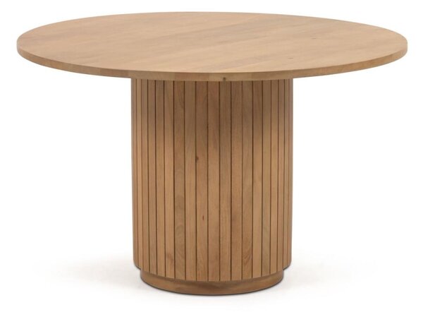 Okrúhly jedálenský stôl z mangového dreva v prírodnej farbe ø 120 cm Licia – Kave Home
