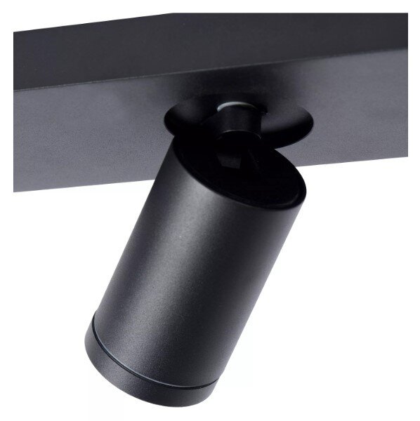 Lucide 09930/15/30 stropné bodové svietidlo 3x5W | LED GU10 | 3x320lm | 2200K / 3000K | IP44 - žiarovka je súčasťou balenia, čierna, nastaviteľné, stmievateľné, CCT