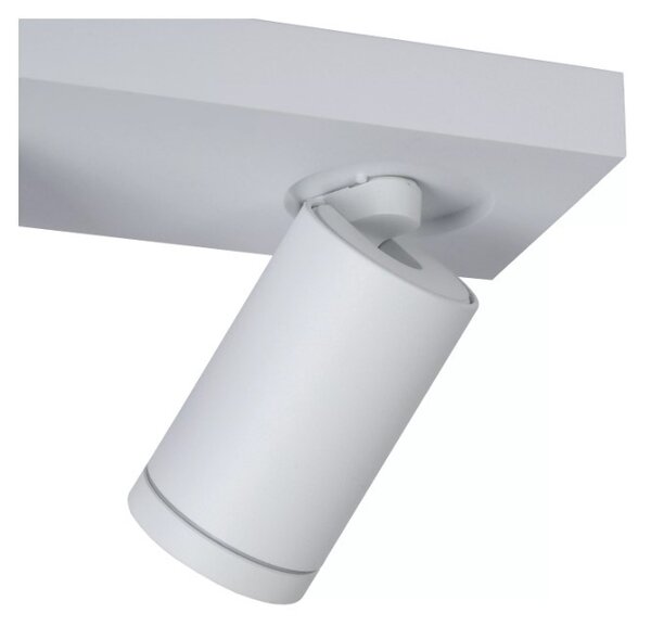 Lucide 09930/15/31 stropné bodové svietidlo 3x5W | LED GU10 | 3x320lm | 2200K / 3000K | IP44 - žiarovka je súčasťou balenia, biela, nastaviteľné, stmievateľné, CCT