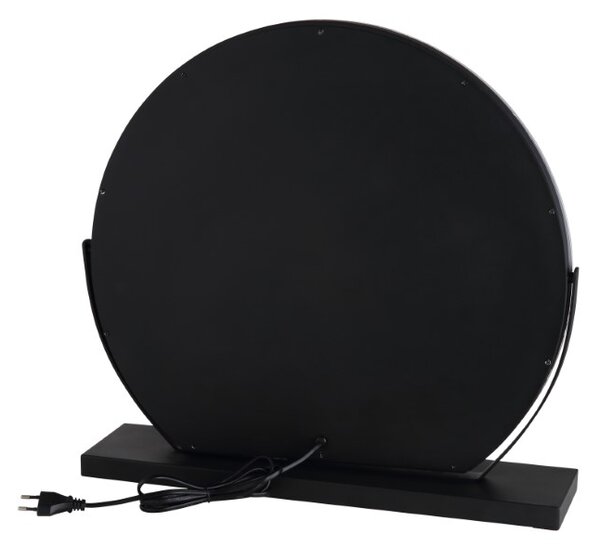 GLOBO 84038 RIVAS zrkadlo s LED osvetlením LED 10W 828/532lm 2700+4000+6500K čierna