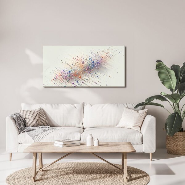 Obraz explózia farebných bublín na plátne