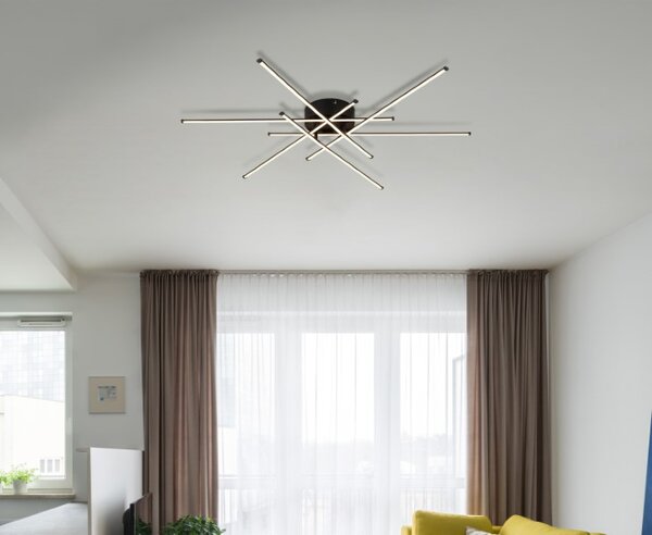 GLOBO 67380-40 LAWSON stropné svietidlo D800mm LED 40W 4345/2870lm 3000K čierna