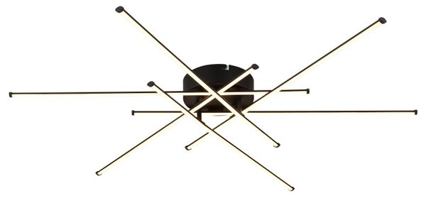 GLOBO 67380-40 LAWSON stropné svietidlo D800mm LED 40W 4345/2870lm 3000K čierna