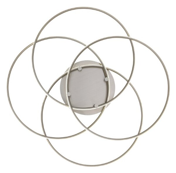 GLOBO 67355-55N KOMBOS stropné svietidlo D515mm LED 55W 6650/4650lm 4000K nikel