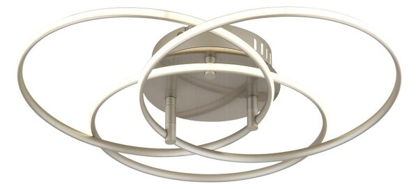 GLOBO 67355-40N KOMBOS stropné svietidlo D456mm LED 40W 4680/3520lm 4000K nikel