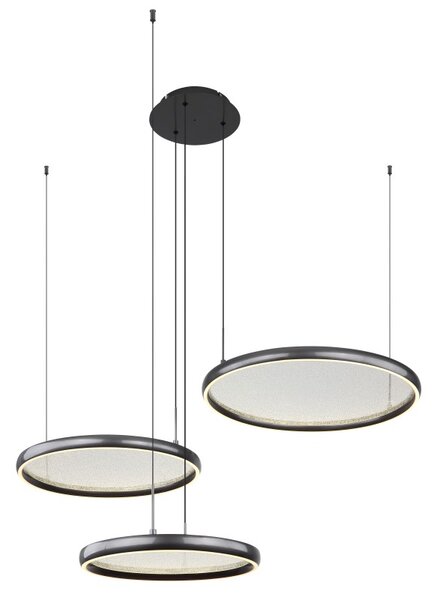 GLOBO 67186-60 BRIGGS závesné svietidlo LED 55W 7500/1200lm 2700-6000K čierna, diaľkový ovládač