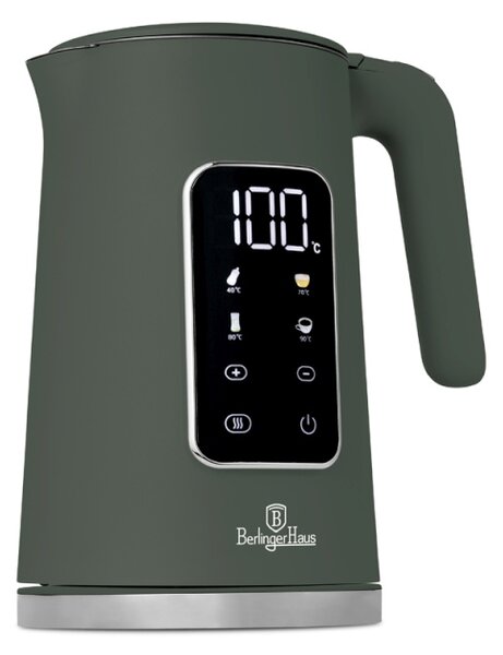 BERLINGERHAUS rýchlovarná kanvica 1,7 l – Matte Green Collection