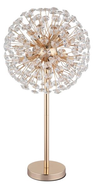 GLOBO 64135T KATRINA stolná lampa V650mm 8xG9 3,5W/350lm 3000K zlatá