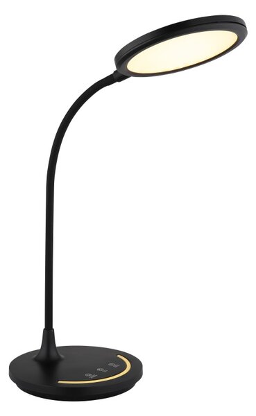 GLOBO 58483 KENNY stolové svietidlo LED 12W 1050/520lm 3000-5700K čierna adapter incl