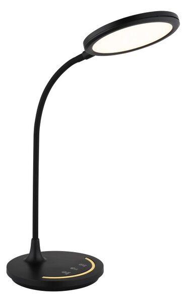 GLOBO 58483 KENNY stolové svietidlo LED 12W 1050/520lm 3000-5700K čierna adapter incl