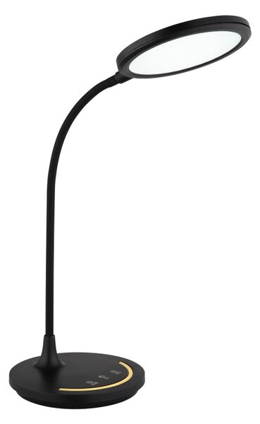 GLOBO 58483 KENNY stolové svietidlo LED 12W 1050/520lm 3000-5700K čierna adapter incl