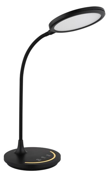 GLOBO 58483 KENNY stolové svietidlo LED 12W 1050/520lm 3000-5700K čierna adapter incl