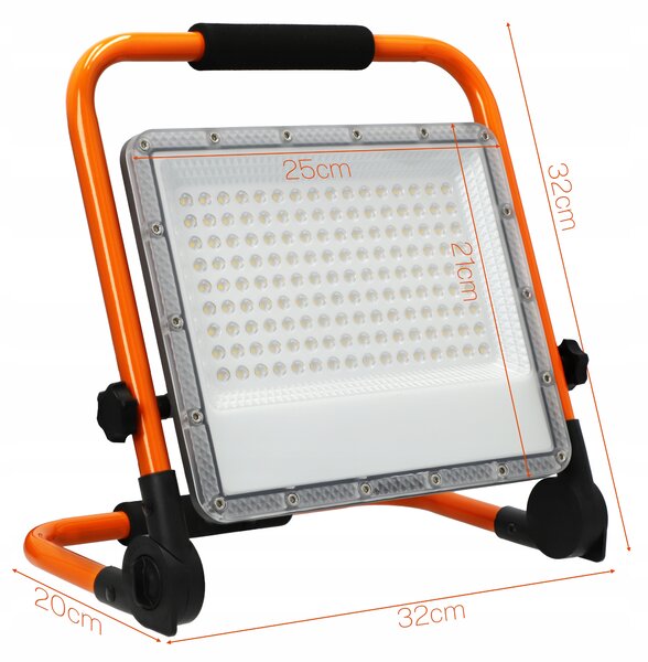 Smart LED LED reflektor so sklopným stojanom 100W 11000Lm 4500K IP65