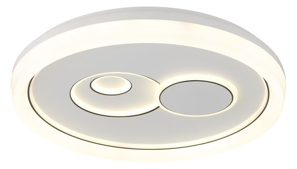 GLOBO 48470 RUIZ I stropné svietidlo D490mm LED 36W 4090/2686lm 3000+4000+6500K biela