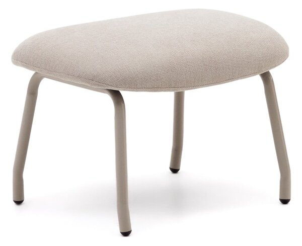 Béžový taburet Belina – Kave Home