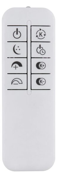 GLOBO 48042-60A JAYDEN stropné svietidlo D550mm LED 60W 9100/2100lm 3000-6500K čierna, šedá, krištáľový efekt, časovač, diaľkový ovládač