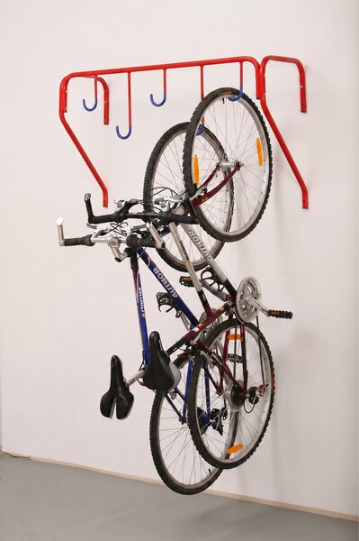 Vešiak na bicykle na stenu, 5 miest