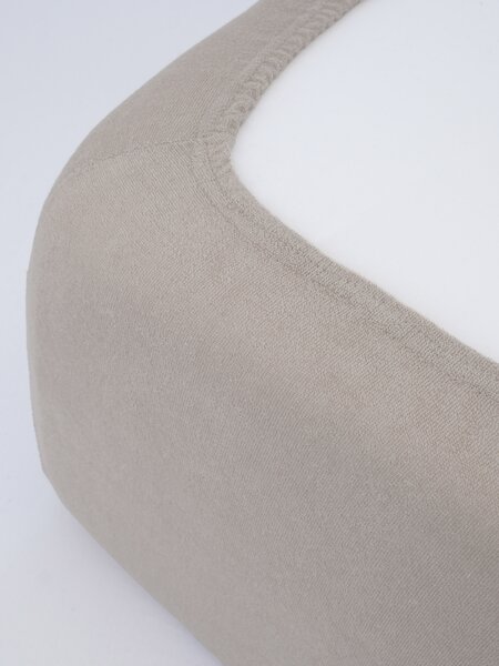 Froté plachta do postieľky 60 × 120 cm - cappuccino