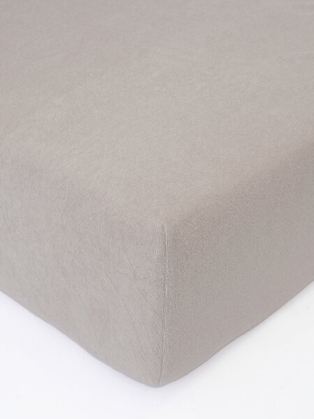 Froté plachta do postieľky 60 × 120 cm - cappuccino