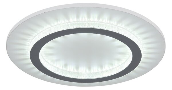 GLOBO 48042-24W JAYDEN stropné svietidlo D350mm LED 24W 3300/920lm 3000+4000+6500K biela, krištáľový efekt