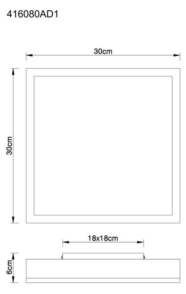 GLOBO 416080AD1 DORO stropné svietidlo LED 12W 1250/600lm 3000K šedá