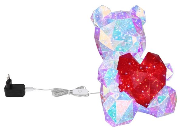 GLOBO 28058 BRONDAR dekoračné osvetlenie LED 0,03W 8000K viacfarebná, USB Cable incl