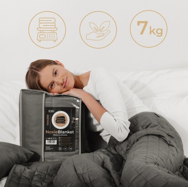 Záťažová prikrývka NoxieBlanket 7kg 140x200 cm EMI
