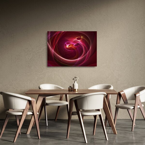 Sklenený obraz - Svetelné linky (70x50 cm)