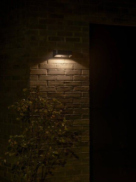 Nordlux - LED solárne svietidlo so senzorom MARCELLIO LED/5W/5V IP54 čierne