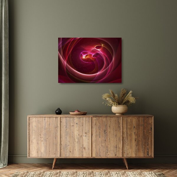 Sklenený obraz - Svetelné linky (70x50 cm)